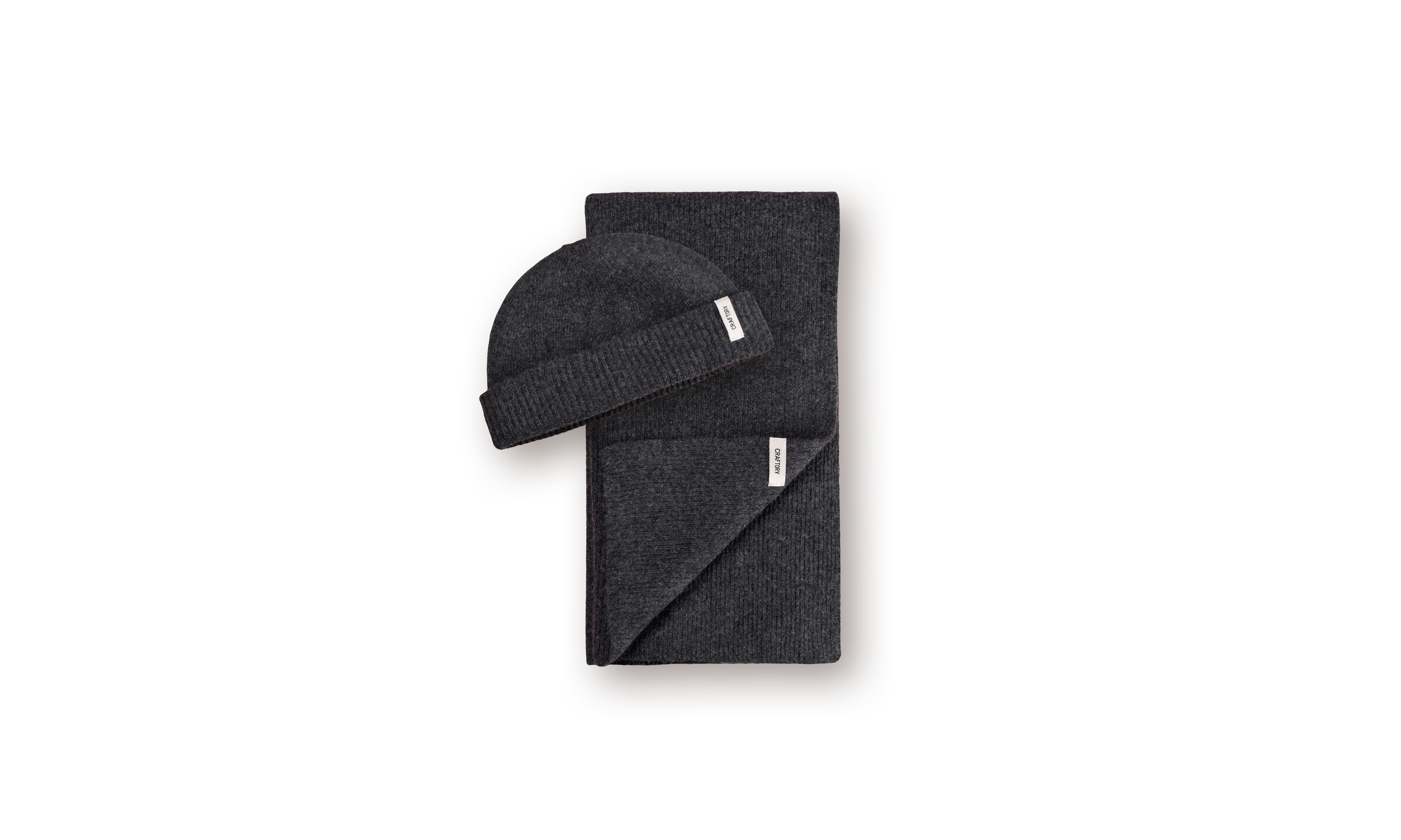 Schmale Beanie + Schmaler Schal